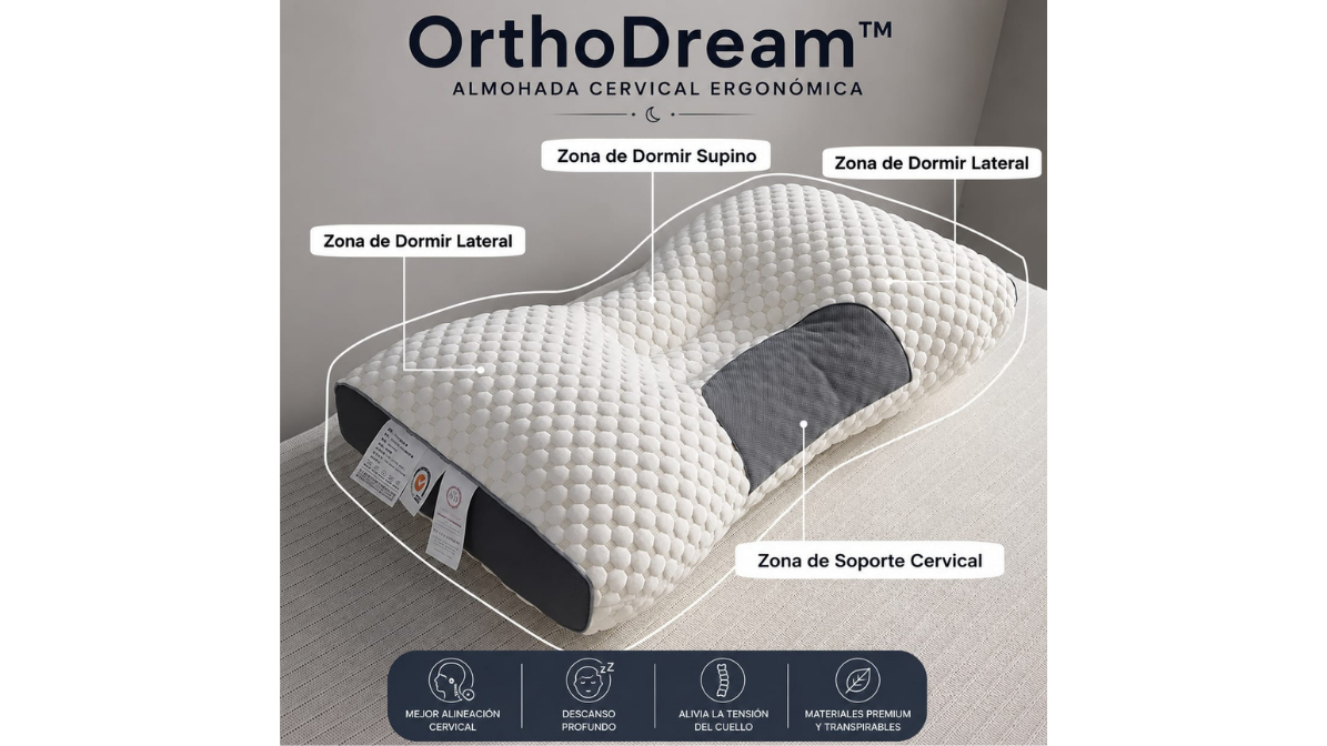 OrthoDream| Almohada Cervical Premium