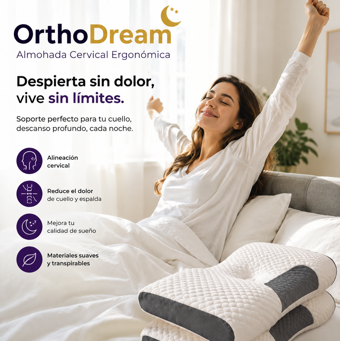 OrthoDream| Almohada Cervical
