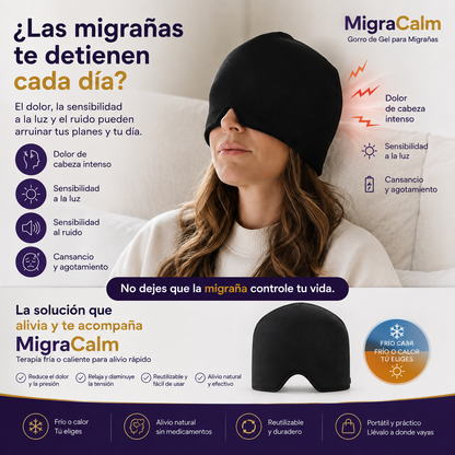 MigraCalm | Gorro Gel para Migrañas