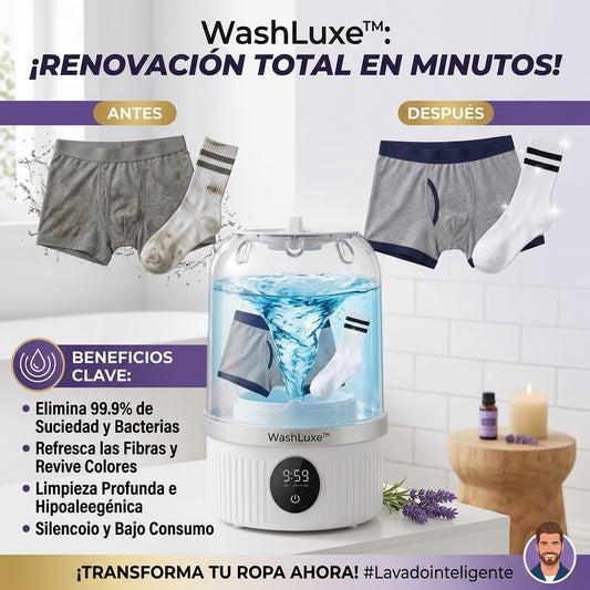 WashLuxe | Lavadora portátil