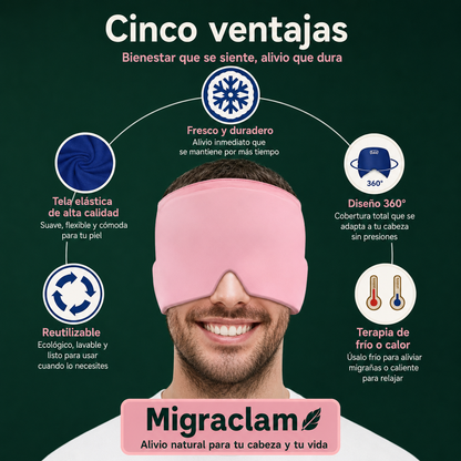 MigraCalm | Gorro de Gel para Migrañas